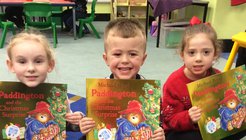 2. Pupils at St Kentigern's were delighted to receive their shiny new Paddington books.JPG