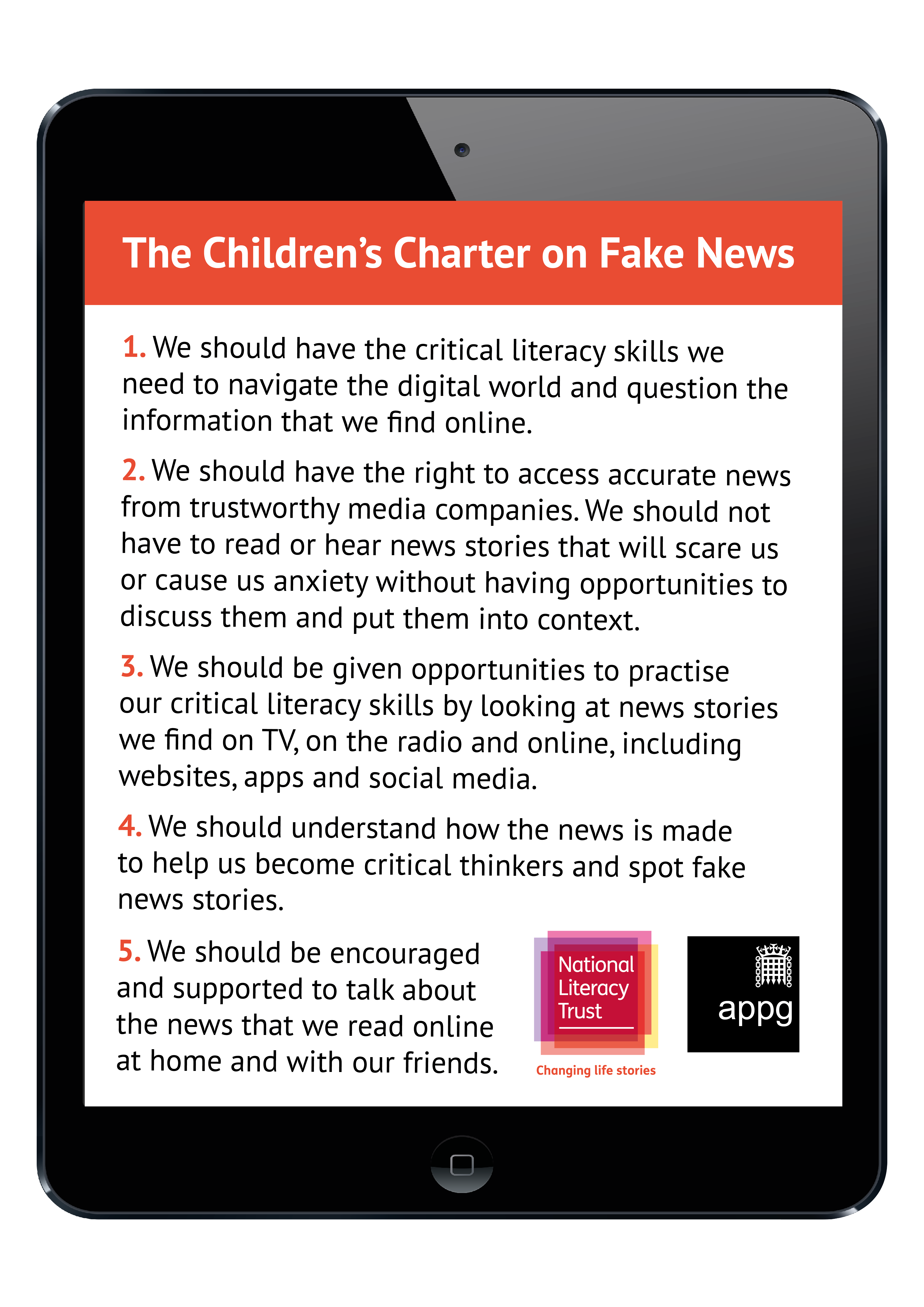 Children's Charter on Fake News