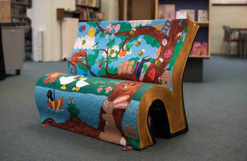 Magic Hideaway Bench - Withington library