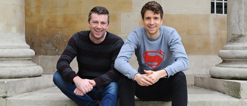 Greg James and Chris Smith - credit Jenny Smith