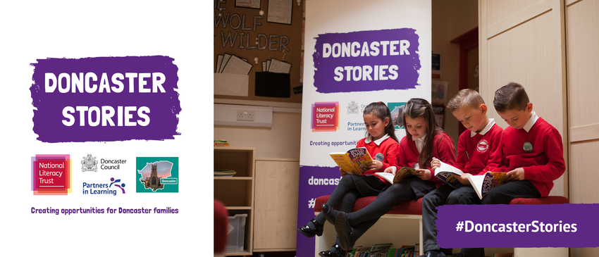 Doncaster Stories temporary banner