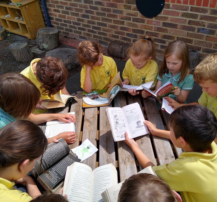 Pupils at Robsack Wood Primary Academy show us how they drop everything and read.jpg