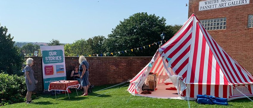 Whitby Literacy Champions storytelling tent