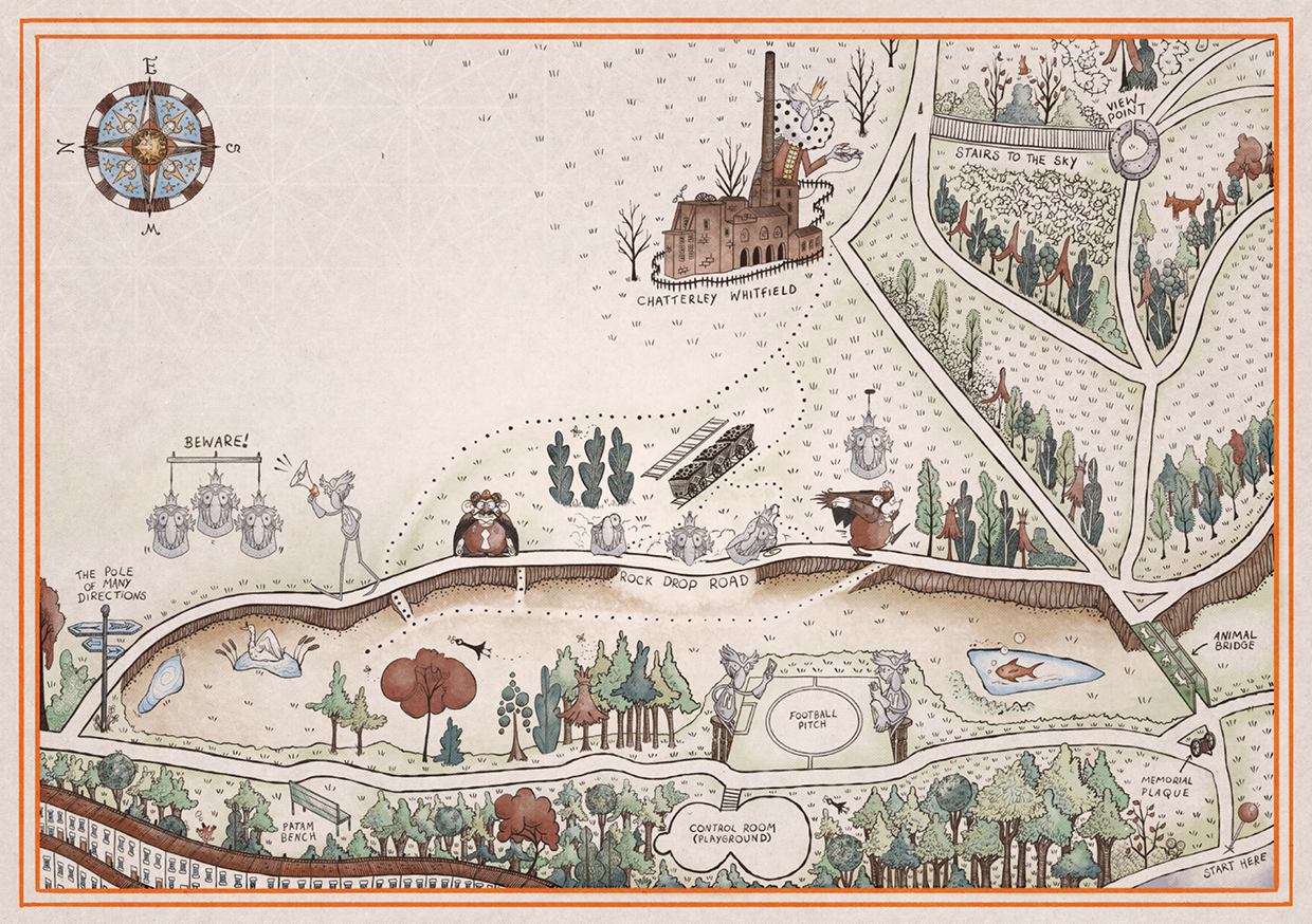 The Colliery Crew - map