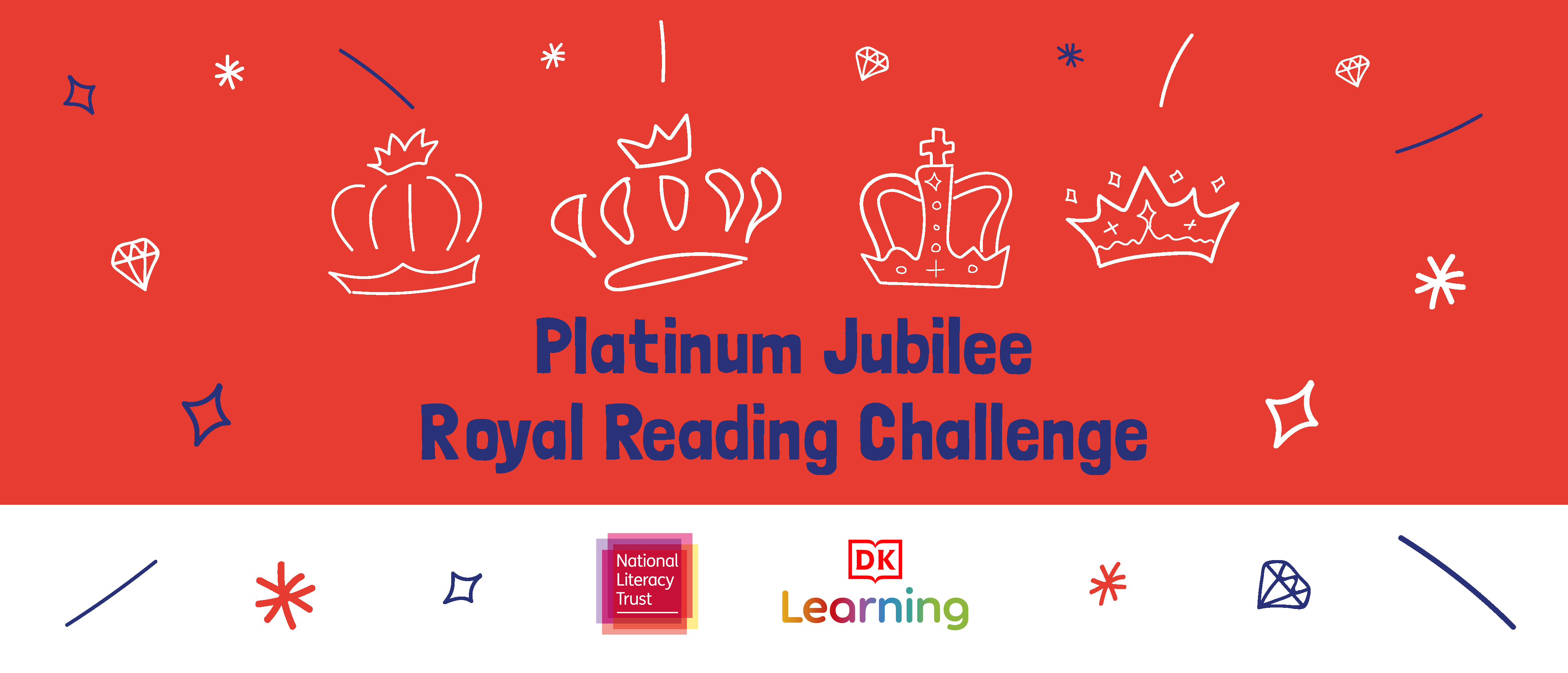 Platinum Jubilee reading challenge banner