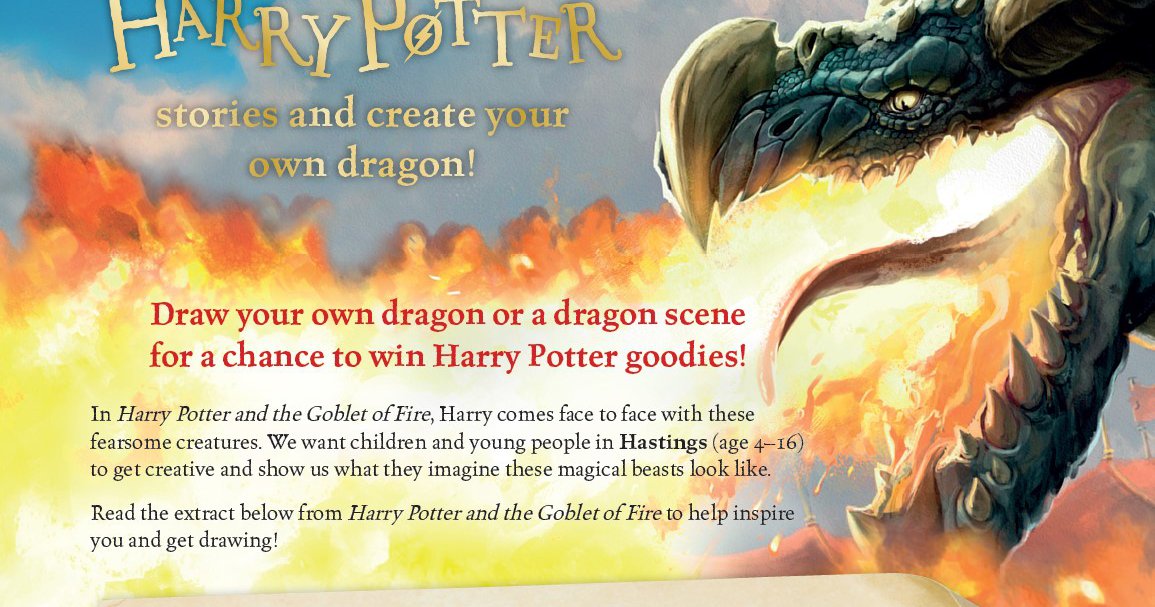 harry potter goblet of fire dragon